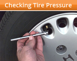 Checking Your Vehicle's Tire Pressure